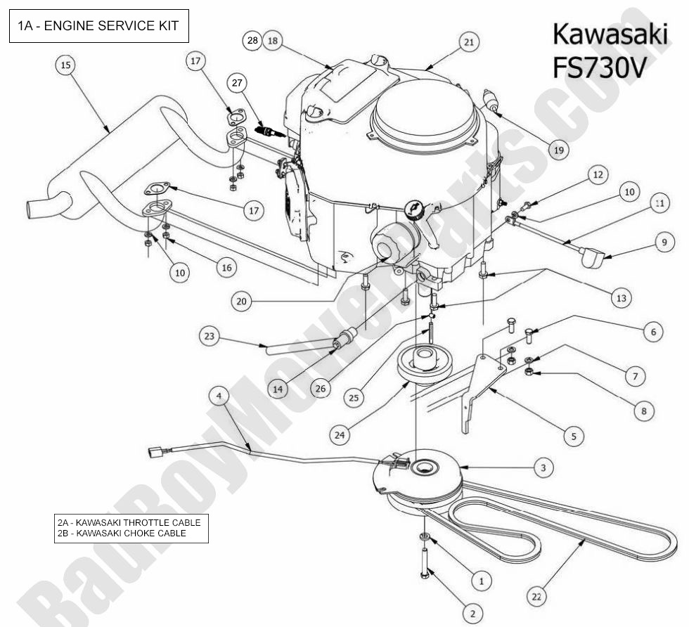 2014 Outlaw & Outlaw Extreme - Engine - Kawasaki FS730